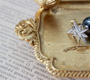 Fabricage Groothandel Custom Antieke Trinket Dish <span class=keywords><strong>Vintage</strong></span> Golden Zinklegering Metalen Sieraden Lade Met Vogel - Product Image 5