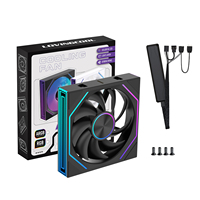 Ventilateur PC ARGB PWM haut de gamme Lovingcool & Refroidissement 14025 Contrôle silencieux de la vitesse du vent Dissipateur thermique en plastique pour boîtier d'ordinateur Refroidisseur rapide du processeur