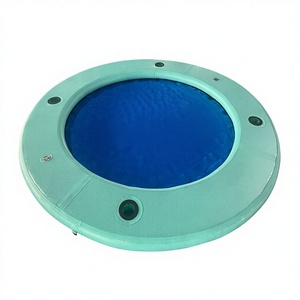 Flotador inflable redondo grande comercial al por mayor para río, piscina, isla flotante, hamaca acuática - Product Image 1
