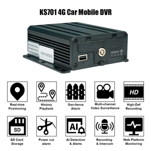 फ्लीट वाहन निगरानी के लिए जीपीएस 4 जी मोबाइल डीवीआर 1080 पी एमडीवीआर - Product Image 3