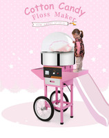 En Promotion : Machine à Barbe à Papa Professionnelle Rose pour Confiserie de Sucre