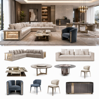 Canapé modulaire de luxe sur mesure + Design modulaire moderne + Projet hôtelier et de villa + Mobilier pour contrats hôteliers + Aménagement clé en main