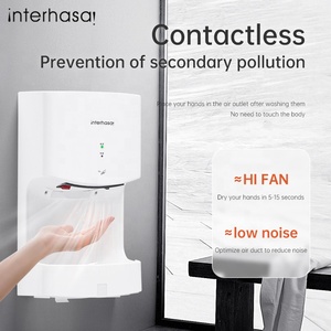 Sèche-mains automatique commercial avec plateau, montage mural, réglage chaud/froid, capteur d'induction, 1250W, <span class=keywords><strong>machine</strong></span> à sécher haute puissance, toilettes - Product Image 4