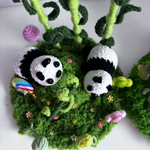 Ornamenti da giardino fatti a mano in stile Country Design creativo con fiori decorativi <span class=keywords><strong>per</strong></span> la ragazza lavorati a maglia <span class=keywords><strong>per</strong></span> la mamma di natale - Product Image 4