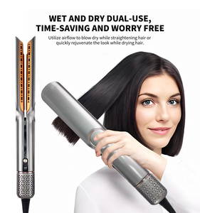 Herramientas de estilismo para <span class=keywords><strong>el</strong></span> hogar, alisador de pelo <span class=keywords><strong>estrecho</strong></span> de aire, secador de pelo de hierro plano, alisador de pelo húmedo a seco - Product Image 5
