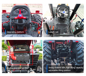 Livraison gratuite <span class=keywords><strong>Tracteur</strong></span> agricole EPA CE Moteur américain 90HP 100HP 120HP Tracteurs Mini <span class=keywords><strong>tracteur</strong></span> compact avec godet - Product Image 4