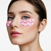 Masques pour les yeux ODM, lissants, éclaircissants, hydratants, réduisant les ridules et les cernes, patchs jetables pour les yeux pour femmes
