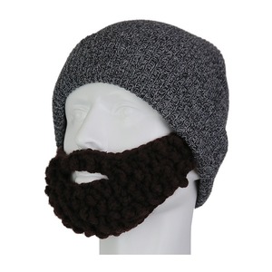 Cadılar Bayramı Hip Hop Yetişkin Gorraları Sahte Sakallar Kamuflaj Fiyonkları İlginç Şapka Seti El Örgüsü Akrilik Unisex Maskeler Kostüm - Product Image 1