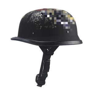 Casque de moto <span class=keywords><strong>vintage</strong></span> demi-visage Scooter <span class=keywords><strong>à</strong></span> visage ouvert pour casques Harley Matériau ABS Style <span class=keywords><strong>Motocross</strong></span> - Product Image 1