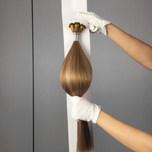 Extensiones de Cabello Ruso 100% Humano, Hechas a Mano, Doble Trama, Genius Weft, Premium, Extensiones de Cabello 100% Humano, Directo de Fábrica - Product Image 1