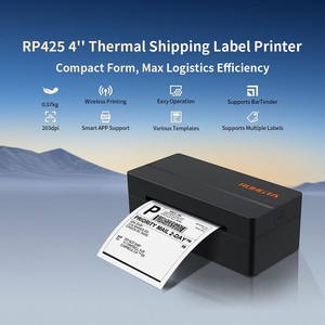 Imprimante thermique de bureau haute vitesse RONGTA pour étiquettes, USB, compatible papier 4 pouces, résolution 203 dpi, impression d'étiquettes de point de vente, en stock - Product Image 2