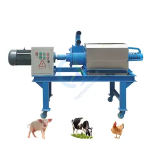 Inclined Screw Press Dewater Biogas Solid Liquid Separator Centrifuge Machine For Animal Dung