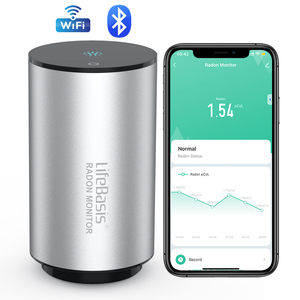 Monitor de Radón Doméstico con Sensor de Cámara de Iones de Pulso, Monitoreo de Larga Duración por Wifi, Gran Venta - Product Image 1