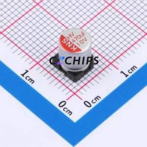 Condensador Sólido SMD 217EC0031, D6.3xL7.7mm (Capacitancia: 470uF) (Precisión: 20%) (Voltaje Nominal: 10V) - Product Image 1