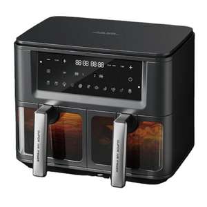 <span class=keywords><strong>Friteuse</strong></span> à Air <span class=keywords><strong>Double</strong></span> de grande capacité avec panier à <span class=keywords><strong>Double</strong></span> zone, 8l, 9l, <span class=keywords><strong>friteuse</strong></span> électrique à air profond 10 en 1, <span class=keywords><strong>friteuse</strong></span> à air <span class=keywords><strong>Double</strong></span> à écran tactile numérique - Product Image 3