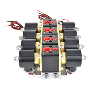 Dc 12v 250psi 4f זרימת סולנואיד סעפת עבור חלקי מדחס נסיעה - Product Image 4