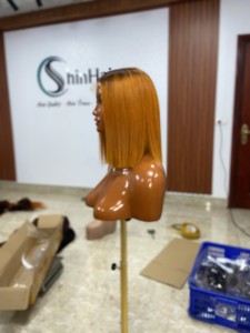 Bob <b>Wigs</b> Human Hair Super Double Drawn Vietnamese Silky Straight Lace <b>Wigs</b> <b>for</b> <b>Black</b> <b>Women</b> Cuticle Aligned Machine Double Weft - Product Image 2