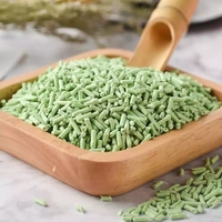 Litière pour chat, nouveau, populaire, forte, écologique, en vrac, fibre de pois naturelle, tofu