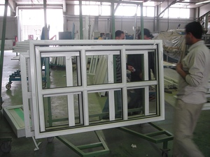 Aplikator yang sangat baik jendela PVC profil insang mesin produksi ekstrusi garis dengan harga penjualan langsung pabrik - Product Image 2