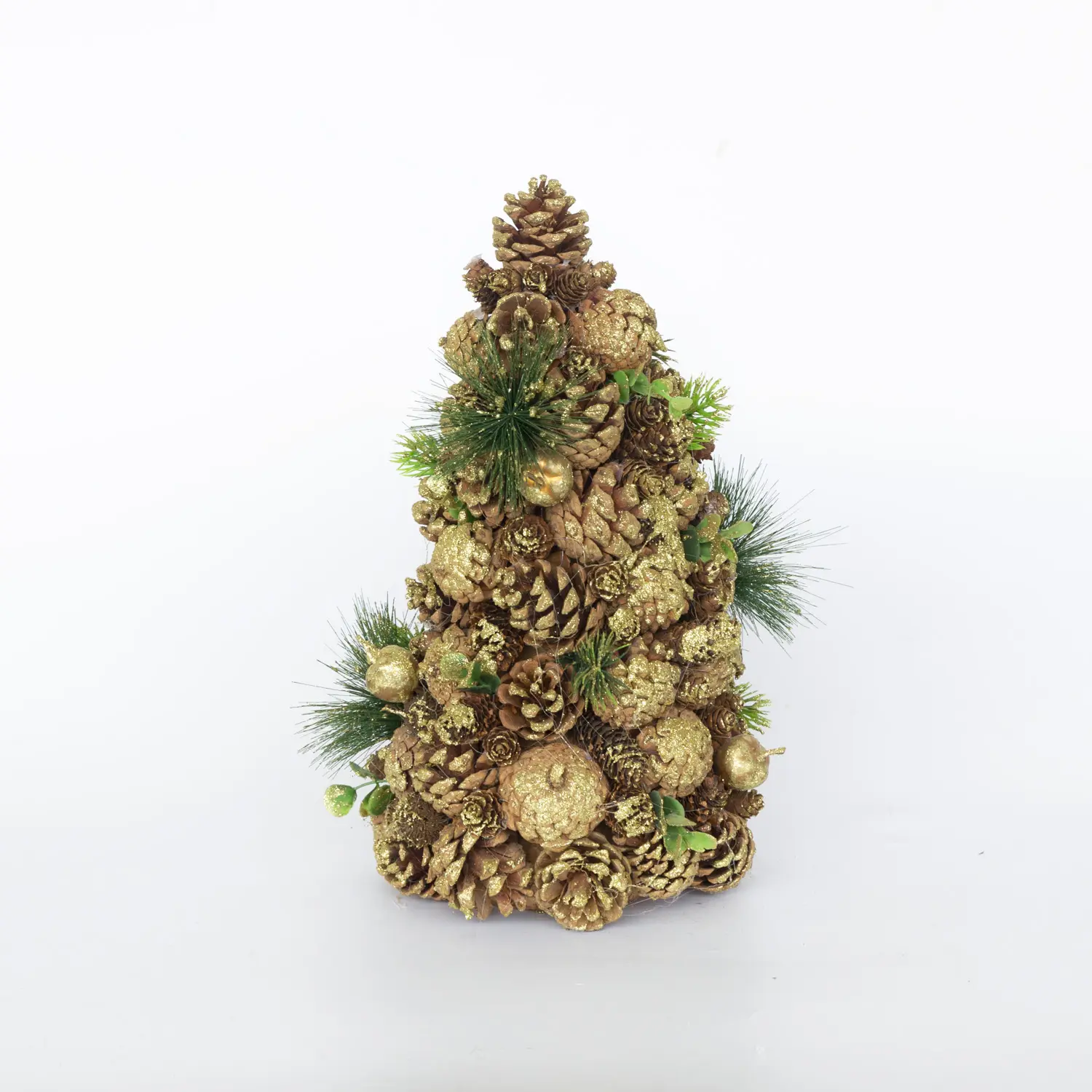 2022 Christmas Decoration Supplies Home Decorative Handmade Natural Pinecone Xmas Cone Tree