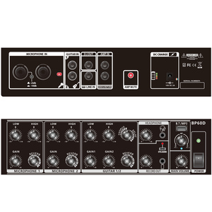 Accessoires de guitare Amplificateur de karaoké à recharge extérieure avec réverbération Haut-parleurs extérieurs puissants - Product Image 6