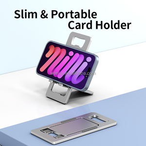 New có thể gập lại có thể điều chỉnh kim loại điện thoại di động chủ hợp kim điện thoại di động đứng chủ cho điện thoại di động bàn - Product Image 3