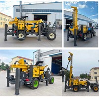Machine de forage à eau 200m 280m 300m 400m Machine de forage de puits d'eau Rig de forage de puits d'eau lourd