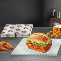 Papier sulfurisé alvéolé en aluminium anti-graisse pour cuisson, emballage de burgers, beurre, gâteaux, pain, pâtisseries, aliments, et comme plateau de présentation, non parfumé