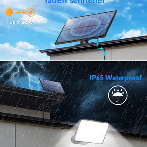 1000 Lumens 172led hoàng hôn Để Bình Minh Ánh Sáng IP65 ngoài trời không thấm nước năng lượng mặt trời <span class=keywords><strong>Powered</strong></span> an ninh lũ đèn cho tường hiên nhà kho Barn - Product Image 6