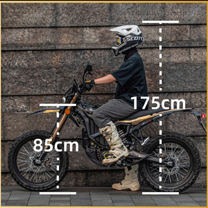 Nueva Motocicleta Todoterreno Eléctrica Surron Ultra Bee HP 225000W, Ligera, para Adultos, Color Negro Carbón y Marrón Desierto, en Stock - Product Image 2