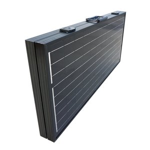Panneau solaire monocristallin pliable portable pour le camping en plein air, cadre noir, 40W 60W 80W 100W 200W 300W 400W - Product Image 2