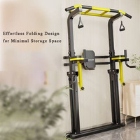 Barre de traction et barres parallèles pliables sur pied, équipement de fitness multifonctionnel pour la maison, support de traction intérieur