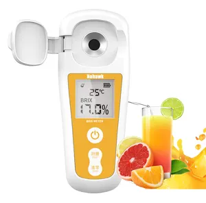 Digital Honey Refractometer Brix Fruit Juice Pocket Auto Digital Refractometer Sugar Brixs Meter Saccharimeter