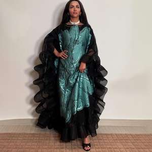 Abiti africani di moda Top per l'abbigliamento da donna biancheria intima elastica abito <span class=keywords><strong>africano</strong></span> da donna con bordo arruffato design abbigliamento <span class=keywords><strong>africano</strong></span> - Product Image 3