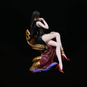 Figurine de collection en PVC de 25 cm, 2 couleurs, personnage de dessin animé <span class=keywords><strong>sexy</strong></span>, poupée en position assise, figurines d'anime <span class=keywords><strong>Boa</strong></span> Hancock <span class=keywords><strong>One</strong></span> <span class=keywords><strong>Piece</strong></span> - Product Image 5
