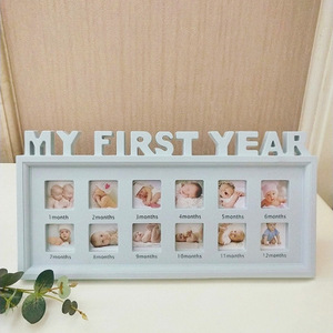 Năm đầu tiên của tôi bé hình ảnh khung sinh thái thân thiện PVC 12 hình ảnh những khoảnh khắc khung bé lưu niệm khung - Product Image 4