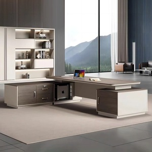 Escritorio Ejecutivo Ekintop EK-KC-01 Muebles de Oficina Modernos con Mesa Lateral para Espacio de Trabajo de Directores - Product Image 4