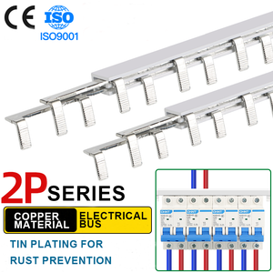 Connecteur de barre omnibus en cuivre 2P avec interrupteur à air pour connexion électrique MCB/Disjoncteur, équipement de distribution d'énergie - Product Image 2