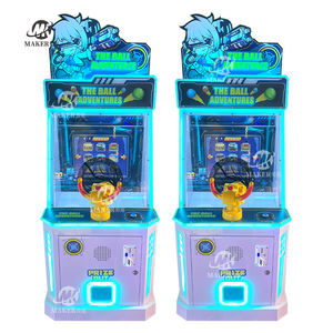 <span class=keywords><strong>MAKER</strong></span> Kids Shoot Ball Game Hit Monsters Get Capsule Toy Metal Coin Operated Arcade the Ball Adventure Kids Shooting Game Machine - Product Image 1
