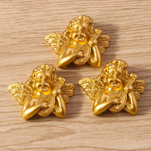 Weny, 10 piezas por paquete: Nuevo colgante de joyería mixta con diseño de violín dorado <span class=keywords><strong>y</strong></span> soporte para la barbilla - Product Image 2