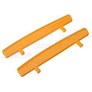 2 pièces de garnitures décoratives pour calandre avant de voiture, compatibles Dodge Ram 1500 2019-2021, pour calandre supérieure du pare-chocs avant - Product Image 2