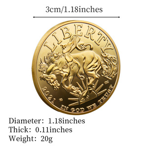 Moneda Conmemorativa Stock 2021 Liberty High Relief Running Horse, Colección de Artesanía Metálica, Recuerdo, Regalo - Product Image 4
