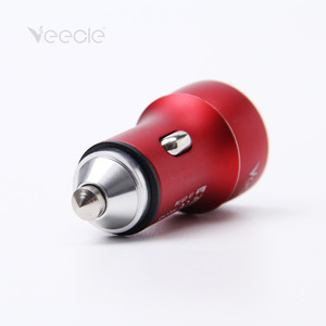 Chargeur de voiture VEECLE en alliage d'aluminium 12-24V DC, allume-cigare double USB 5V 2.4A à charge rapide pour <span class=keywords><strong>Tesla</strong></span> <span class=keywords><strong>Model</strong></span> <span class=keywords><strong>3</strong></span>/Y 2021-2023 - Product Image 3
