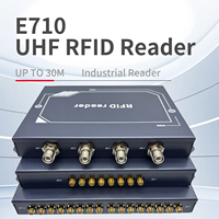 Lecteur RFID UHF fixe Invelion Impinj E710, 4/8/16 ports, portée longue distance 30M, SDK Java gratuit pour le suivi des stocks d'entrepôt