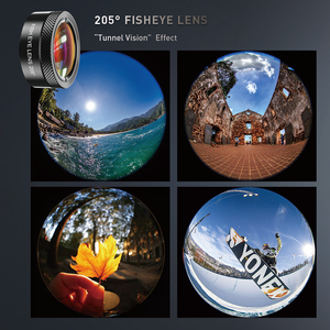 เลนส์โทรศัพท์มือถือ 4-in-1 สำหรับ Pentax/Sigma ใช้ได้กับโทรศัพท์ทุกรุ่น ประกอบด้วยเลนส์เทเลโฟโต้ 22X, เลนส์มุมกว้าง 120, เลนส์ฟิชอาย 205 และเลนส์มาโคร 25X - Product Image 3