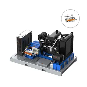 Hot bán hiệu quả tốt siêu cao áp lực máy giặt động cơ diesel nước Blaster 45L/min 264kw thủy nổ máy