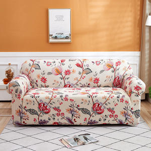 Housse de canapé élastique en polyester anti-poussière à motif géométrique, housse de canapé modulaire couleur Joanna, utilisable toute l'année - Product Image 1