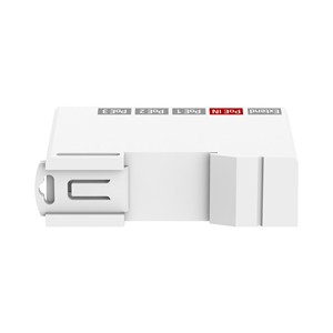 Switch Extender PoE da 1 <span class=keywords><strong>a</strong></span> <span class=keywords><strong>3</strong></span> Porte, Estensore Ethernet PoE Veloce IEEE802.3af/at 10/100M con Uscita di Alimentazione per Telecamere IP - Product Image 4