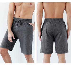 Shorts personnalisés pour hommes en coton, pantalon de <span class=keywords><strong>pyjama</strong></span> léger en maille, bas de <span class=keywords><strong>pyjama</strong></span>, vêtements de détente, grandes tailles, bas de détente, SHORTS - Product Image 2