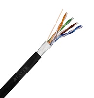 Cable de red LAN UTP/FTP/SFTP CAT5E de cobre desnudo/CCA con doble revestimiento